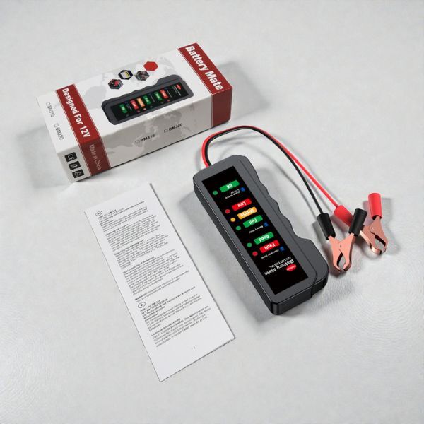 12V car battery tester