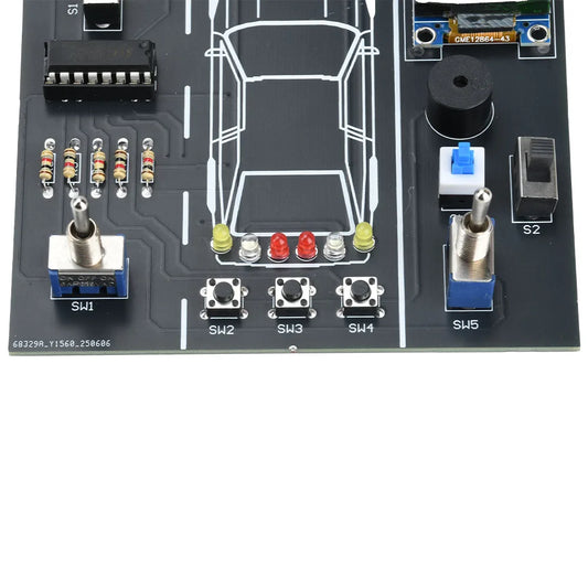 DIY Soldering Practice Kit — Car Driving Simulator Model
