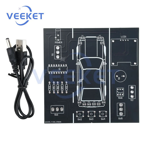 DIY Soldering Practice Kit — Car Driving Simulator Model