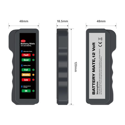 12V car battery tester